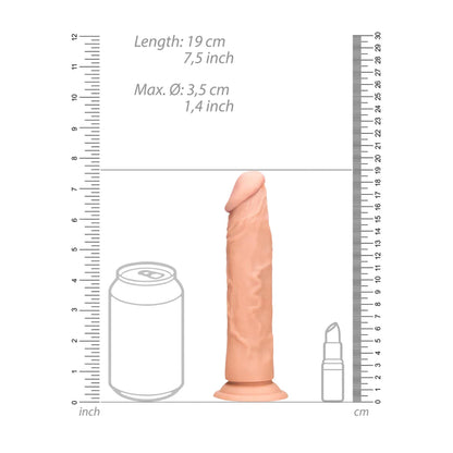7-Dildo realistyczne RealRock bez jąder 19 cm-7