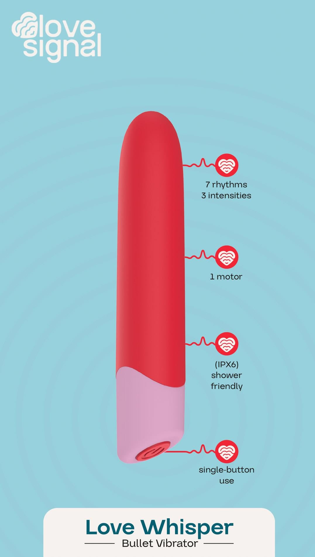 7-Wibrator silikonowy Love Whisper Dream Toys USB-7