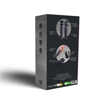 8-Masturbator wibrujący Man.wand EVO czarny 20 cm-8