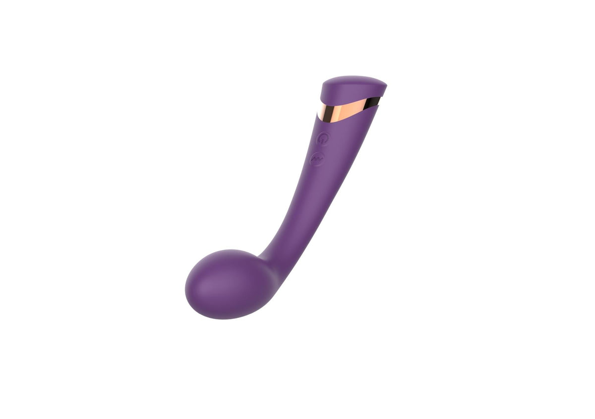8-Wibrator punktu G z podwójną wibracją B-Series Cute silikonowy-8