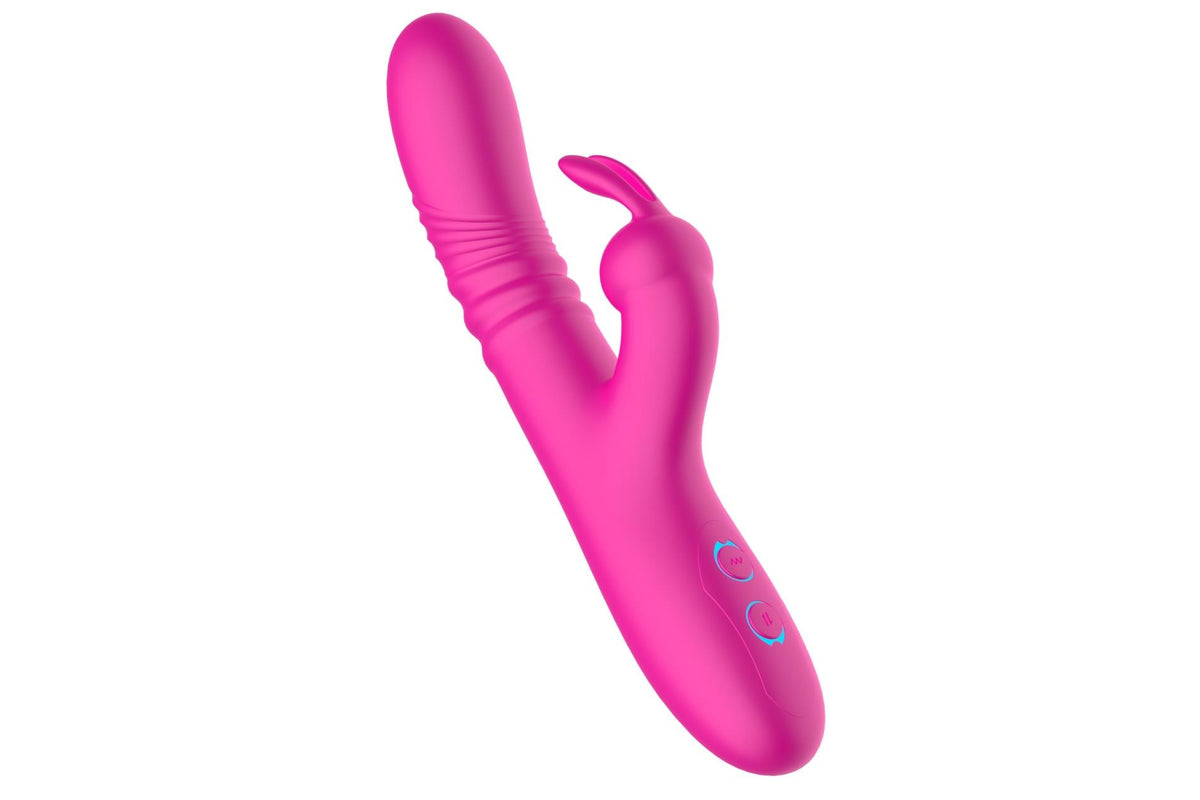 6-Wibrator króliczek B Series Cute silikonowy różowy USB wodoodporny-6