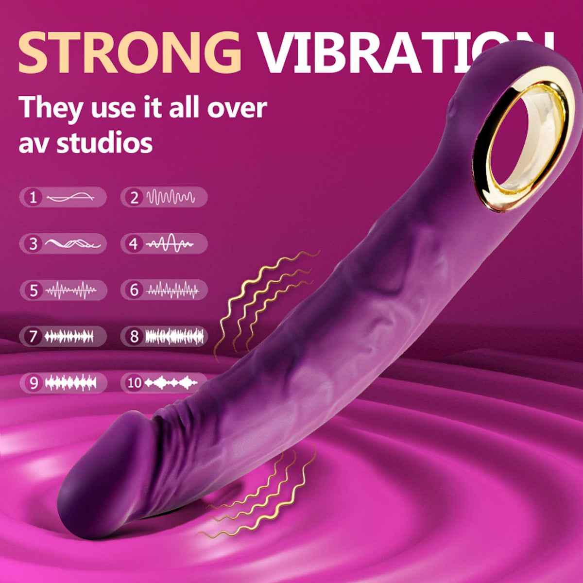 10-Wibrator Jump-O czarny silikonowy realistyczny USB wodoodporny-10