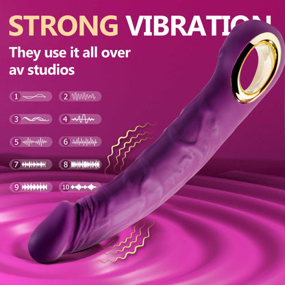 10-Wibrator Jump-O czarny silikonowy realistyczny USB wodoodporny-10