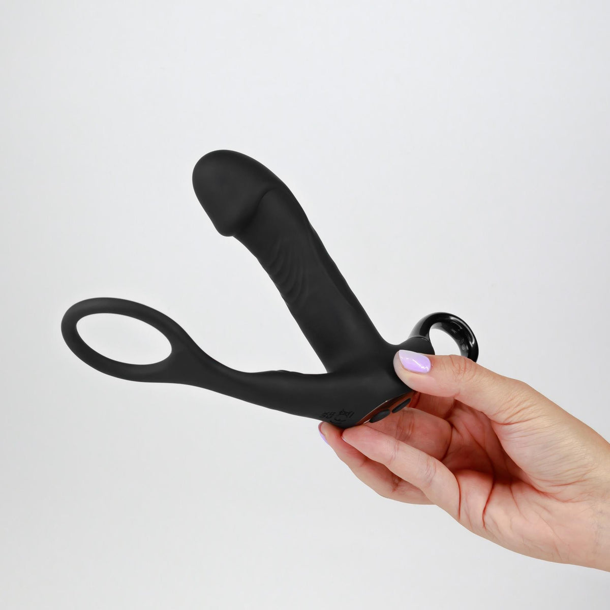 7-Masażer prostaty Crushious Magoo z pierścieniem i pilotem USB 14 cm-7