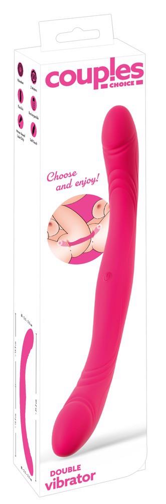 7-Podwójny wibrator silikonowy Couples Choice USB 31,2 cm-7