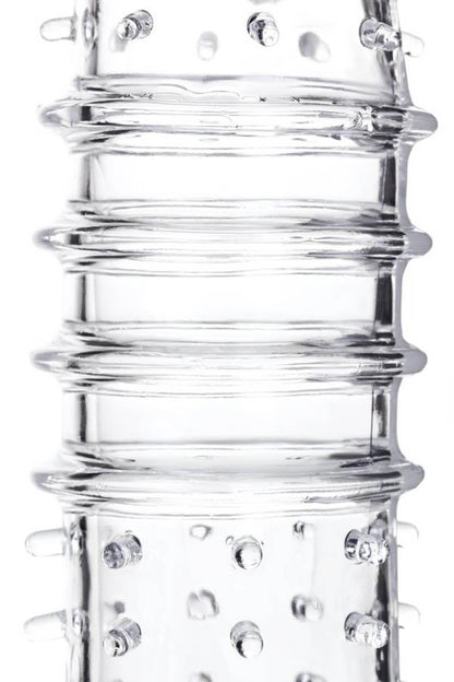 8-Osłona na penisa transparentna TPR A-Toys 15 cm-8