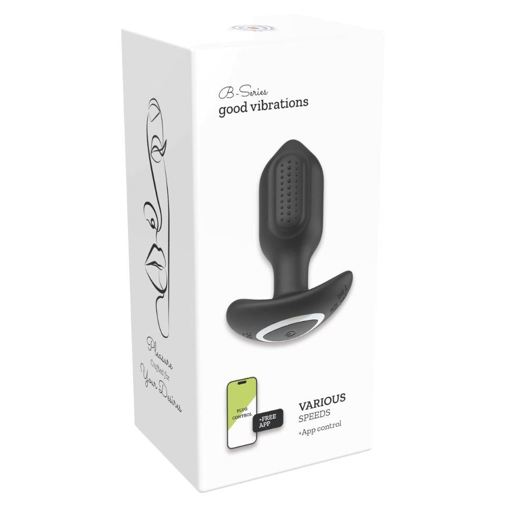 10-Wibrujący korek analny Bliss APP silikonowy USB-10