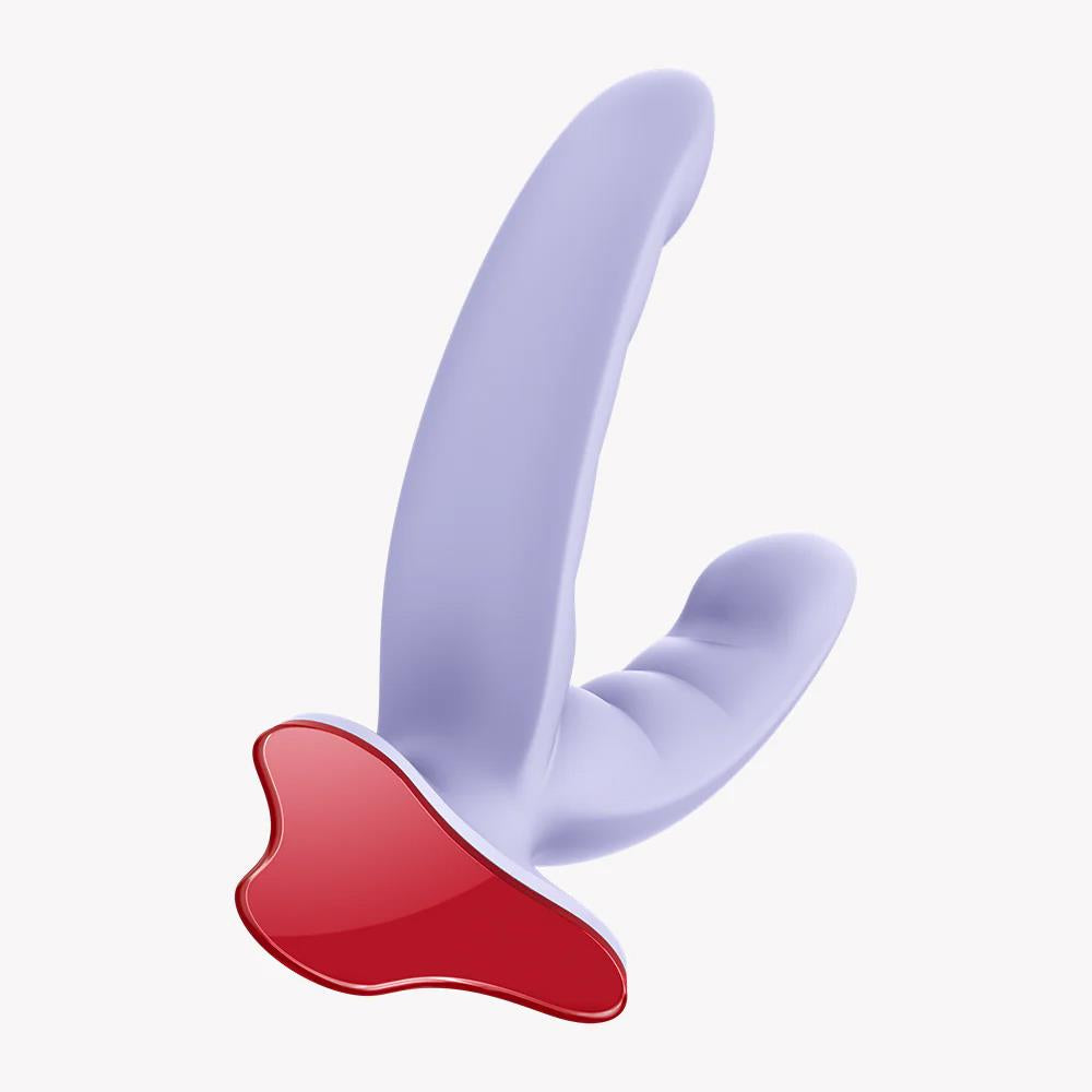 7-Dildo podwójne Ryde z przyssawką Fun Factory lawendowe-7