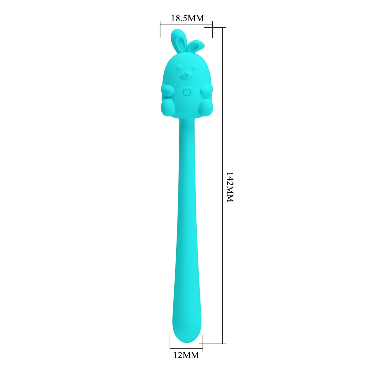 6-Stymulator łechtaczki Cute Bunny Pretty Love silikonowy 7 wibracji USB-6