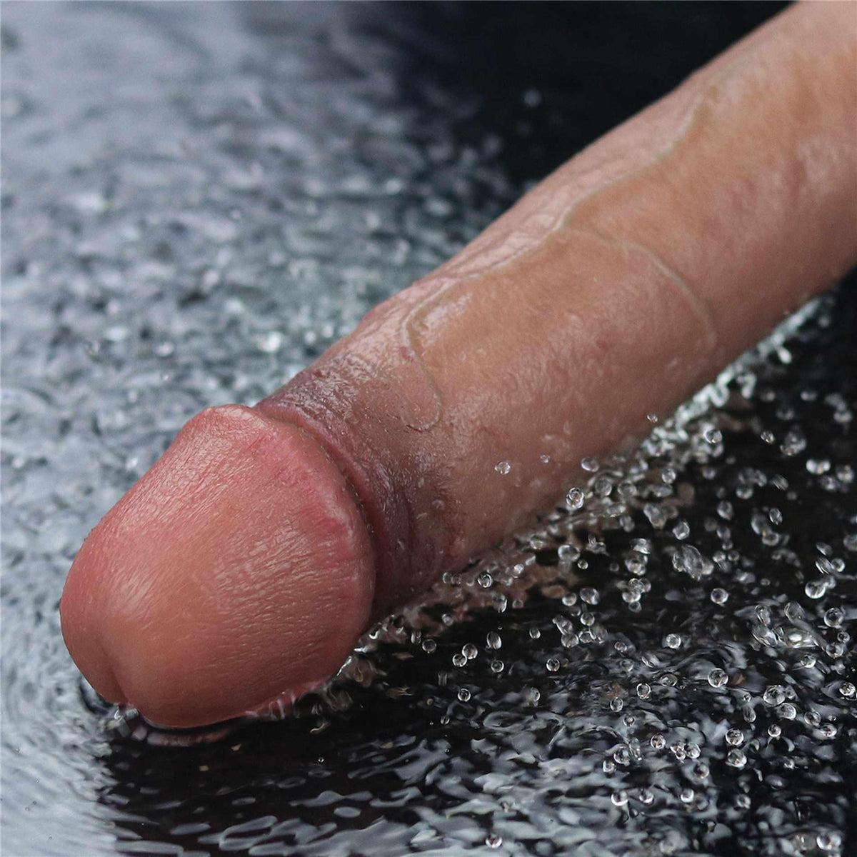 6-9" REAL SOFTEE Rechargeable Silicone Vibrating Dildo-6