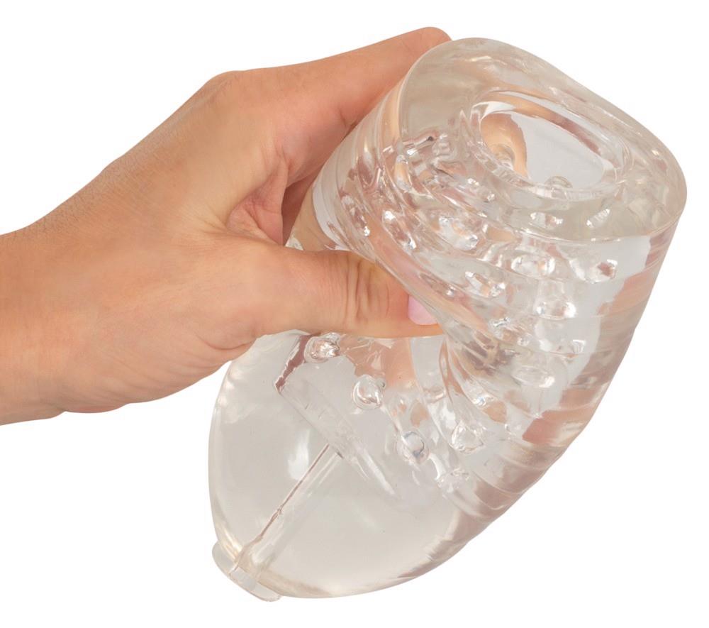 9-Rękaw wymienny Suck-O-Mat 2.0 przezroczysty TPE 15,7 cm-9