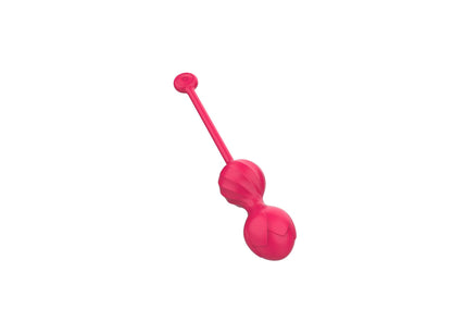 6-Kulki Kegla Lovesecret Premium z aplikacją różowe silikonowe USB 22 cm-6