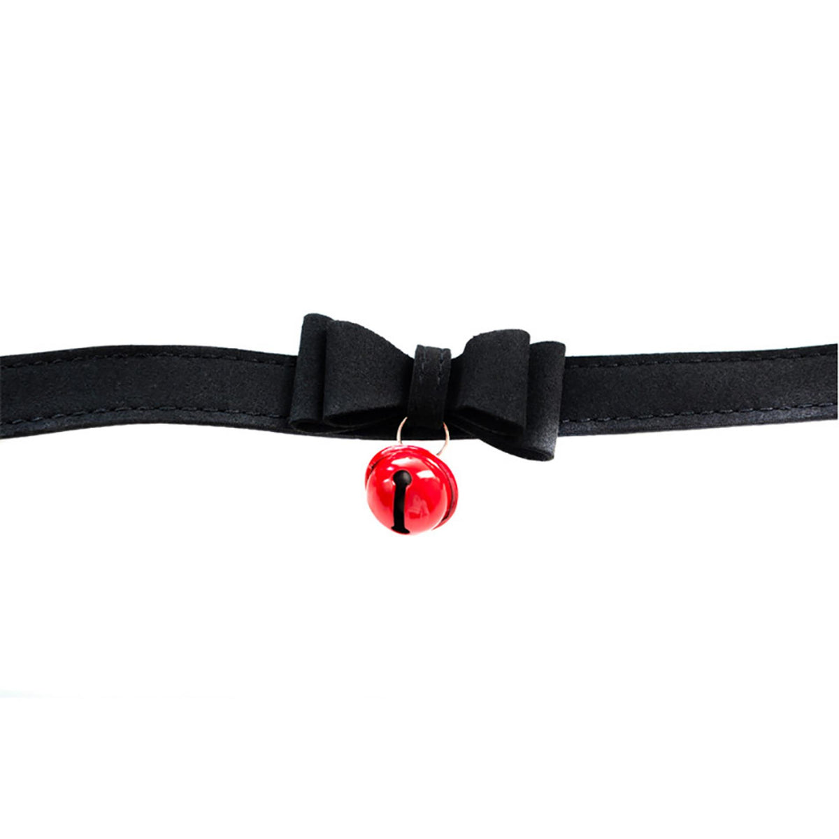 6-Knebel silikonowy balonowy czerwony Fantasy regulowany 4 cm-6