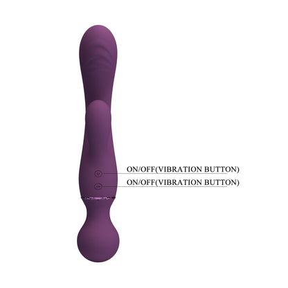 7-Wibrator króliczek Pretty Love silikonowy USB 20 cm-7