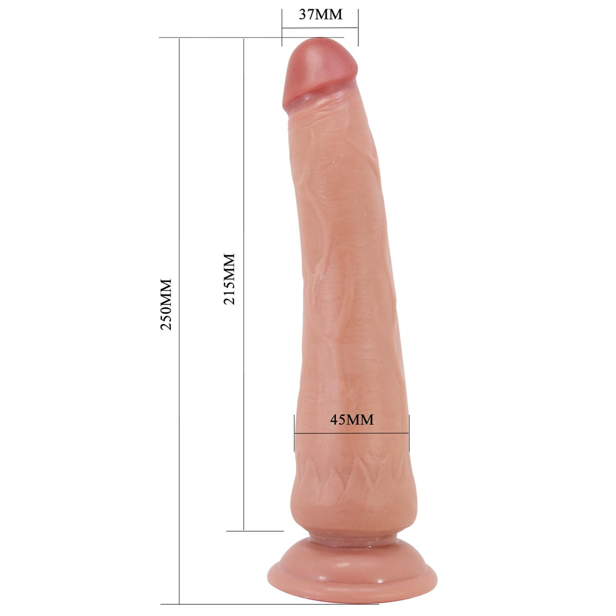 8-Dildo realistyczne Pretty Love Tiemeyer z przyssawką 25 cm-8