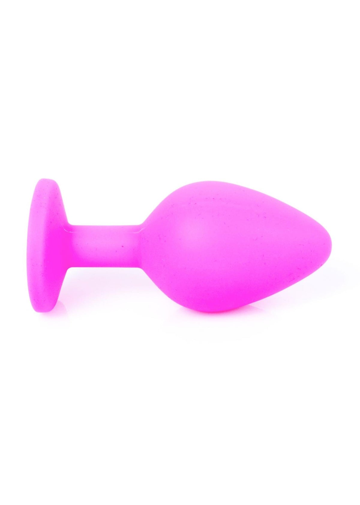 10-Korek analny silikonowy różowy z diamencikiem MyLove Toys 8 cm-10