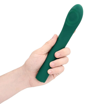 7-Wibrator punktu G Loveline Pulse Wave zielony 22 cm-7