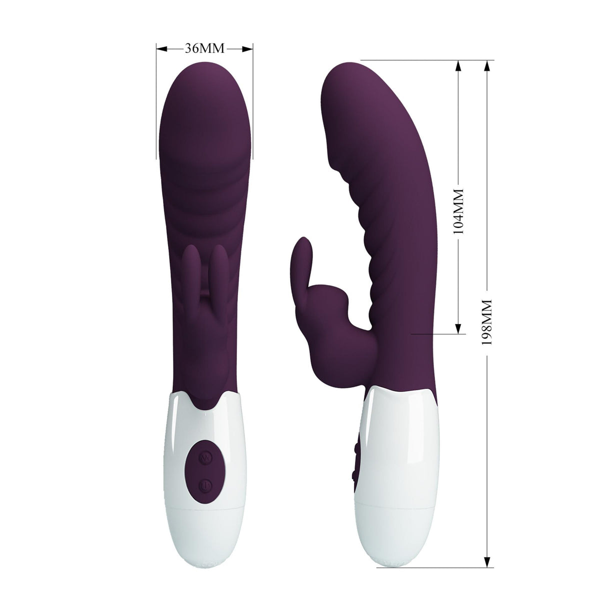 6-PRETTY LOVE - Naughty Bunny 30 functions Dark Purple-6