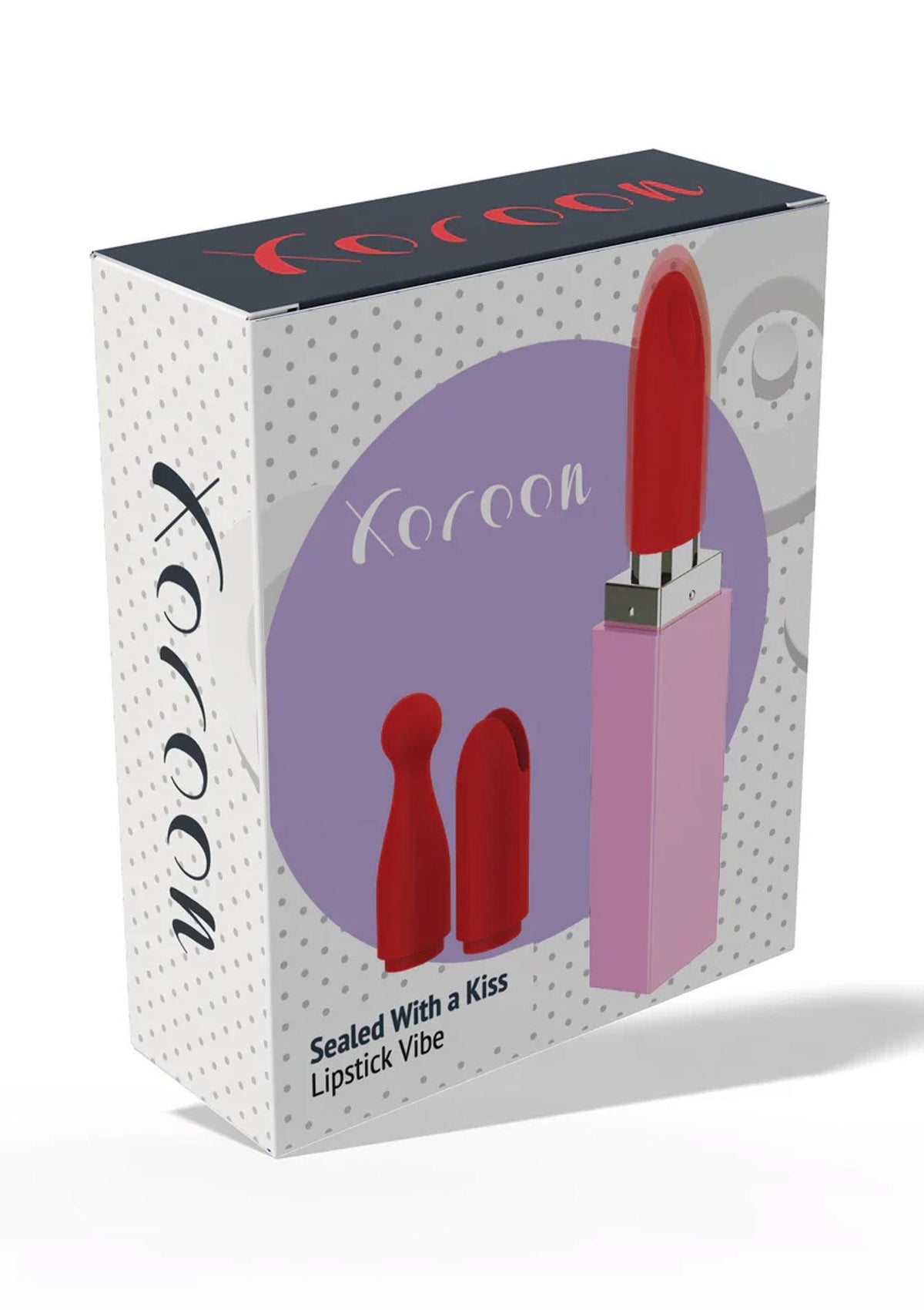 8-Wibrator szminka Xocoon Sealed With A Kiss różowy 11 cm USB-8