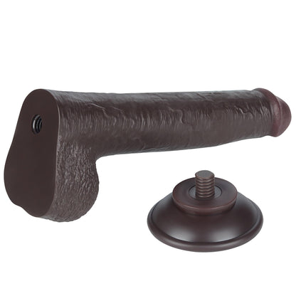 7-9'' Sliding Skin Dual Layer Dong Black-7