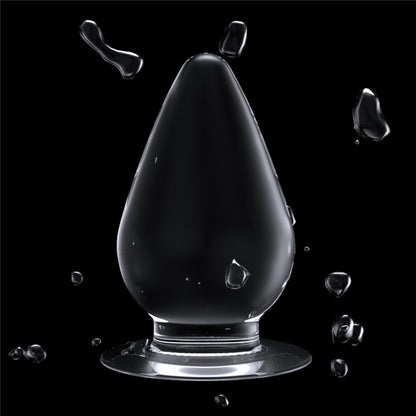 8-Flawless Clear Anal Plug 4.5''-8