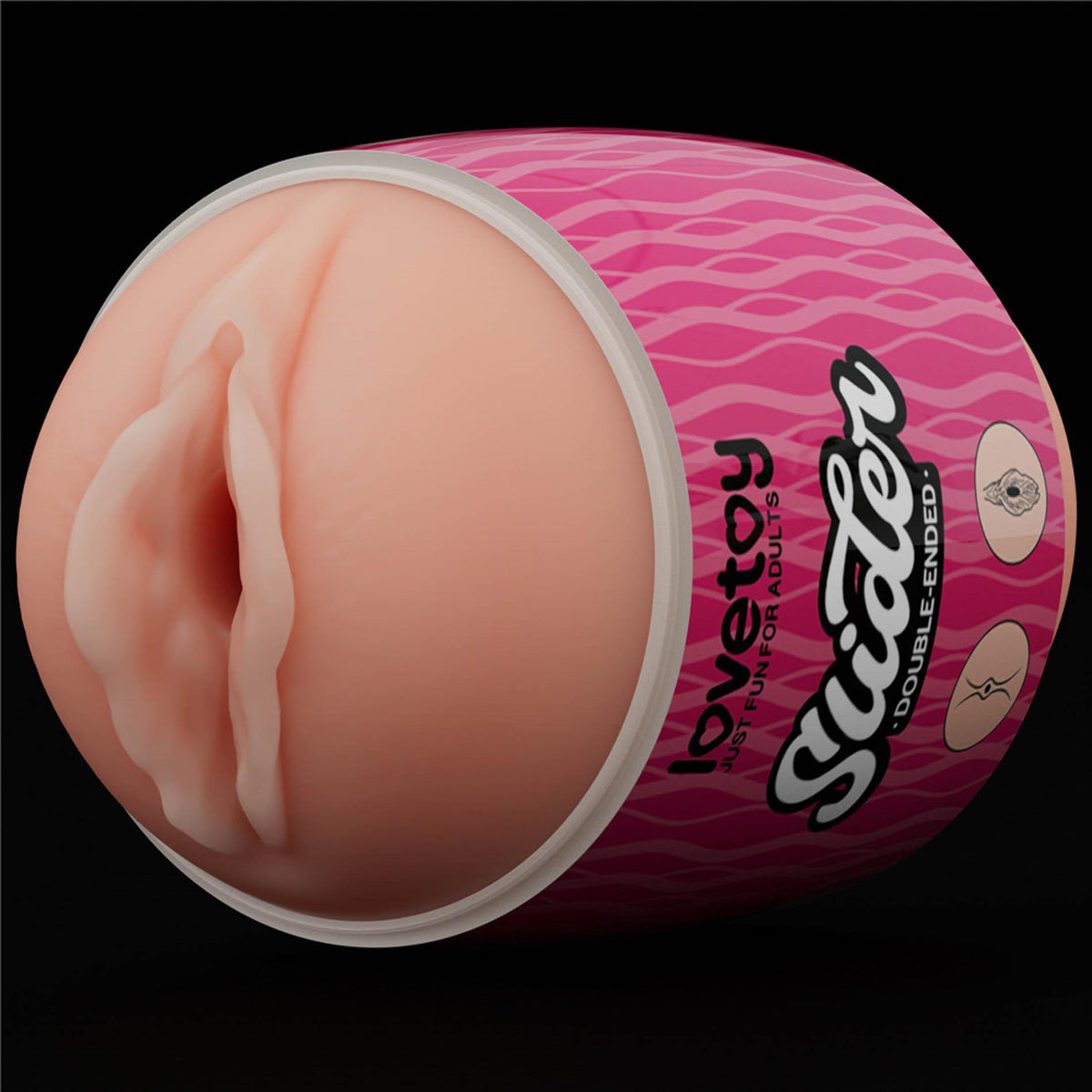 6-Slider Double-Ended Masturbator Ass and Vagina-6