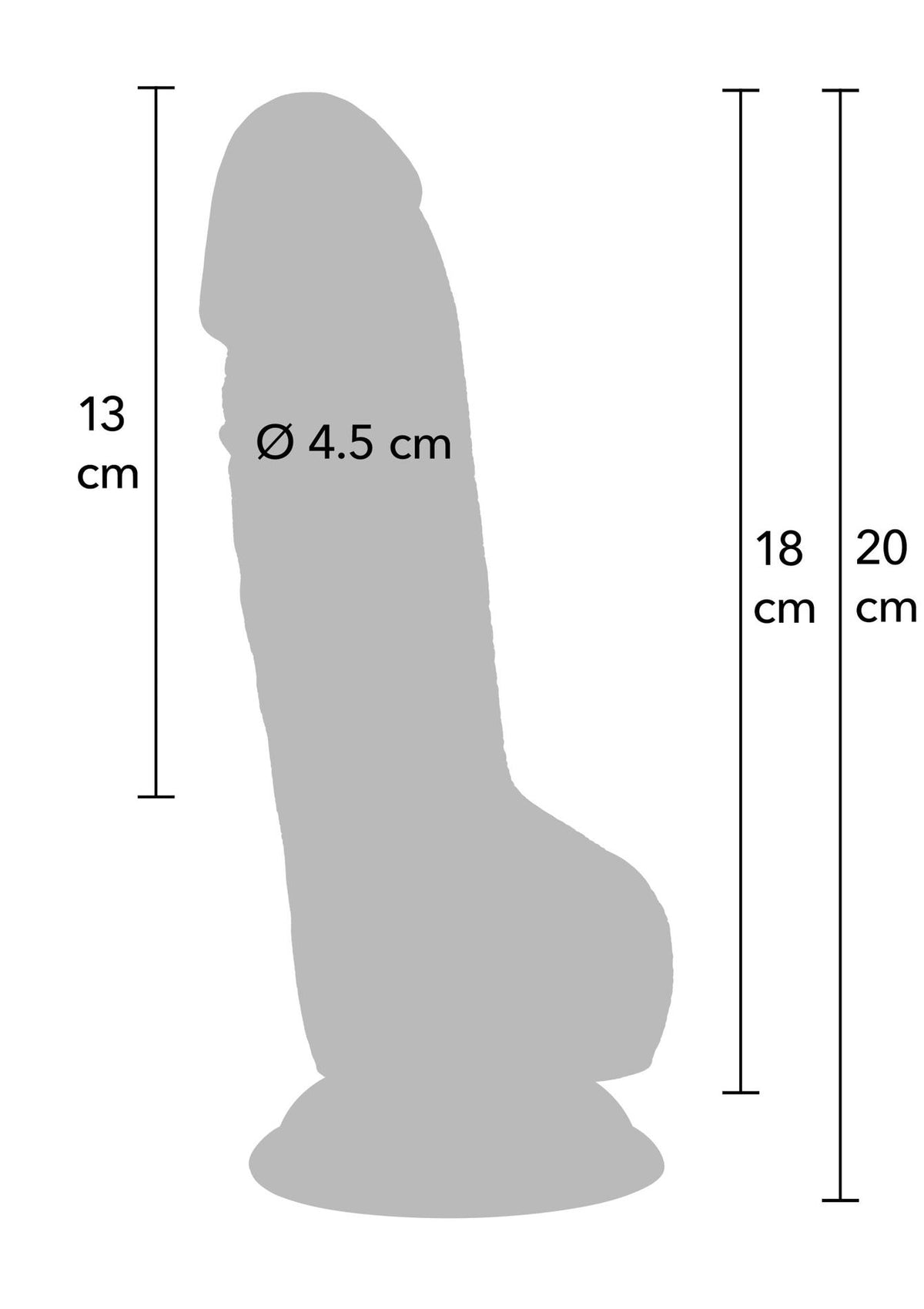 7-Dildo realistyczne PVC Inferno Hidden Desire 18 cm-7
