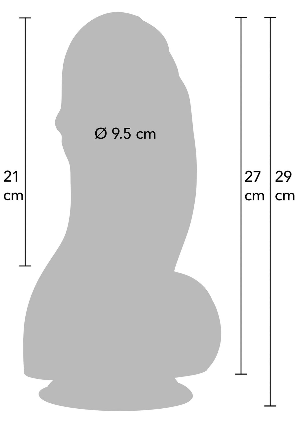 6-Dildo PVC Fat Boys Hidden Desire 27 cm-6