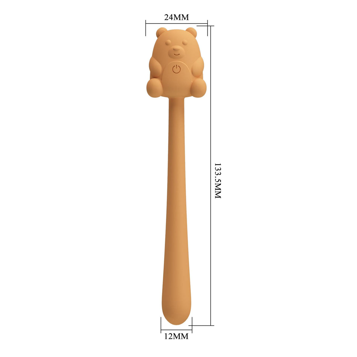 6-Stymulator łechtaczki Cute Bear Pretty Love 7 wibracji silikonowy USB-6