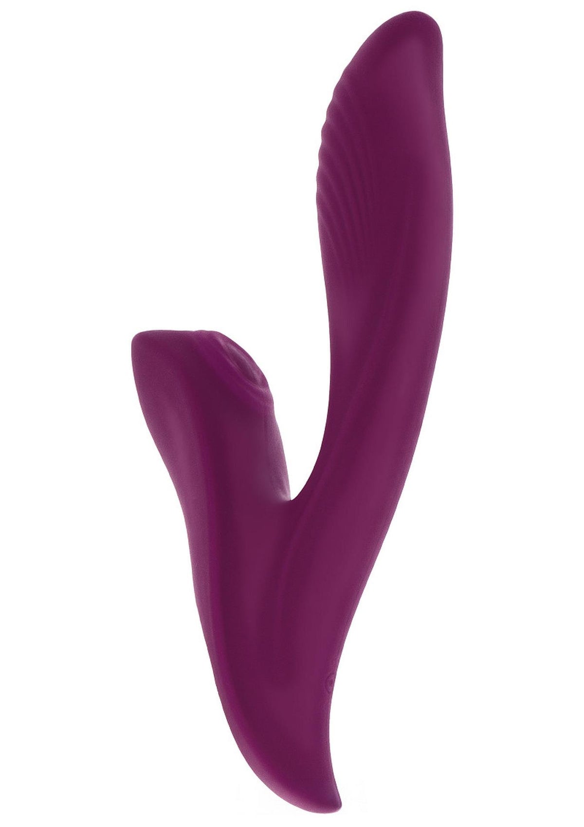 6-Wibrator silikonowy Athena Tapping Sensation fioletowy USB 20.5 cm-6