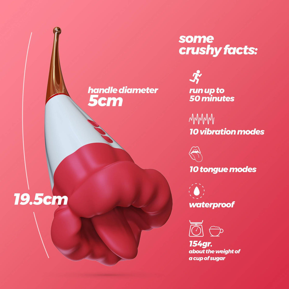 9-Stymulator podwójny Crushious Jagger silikonowy 19,5 cm-9