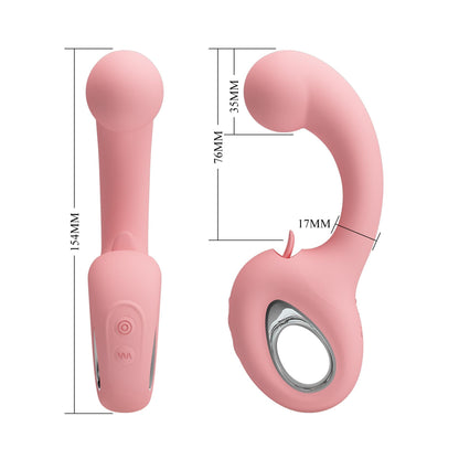 6-Stymulator łechtaczki z lizaniem Pretty Love Erynnyes silikonowy USB-6