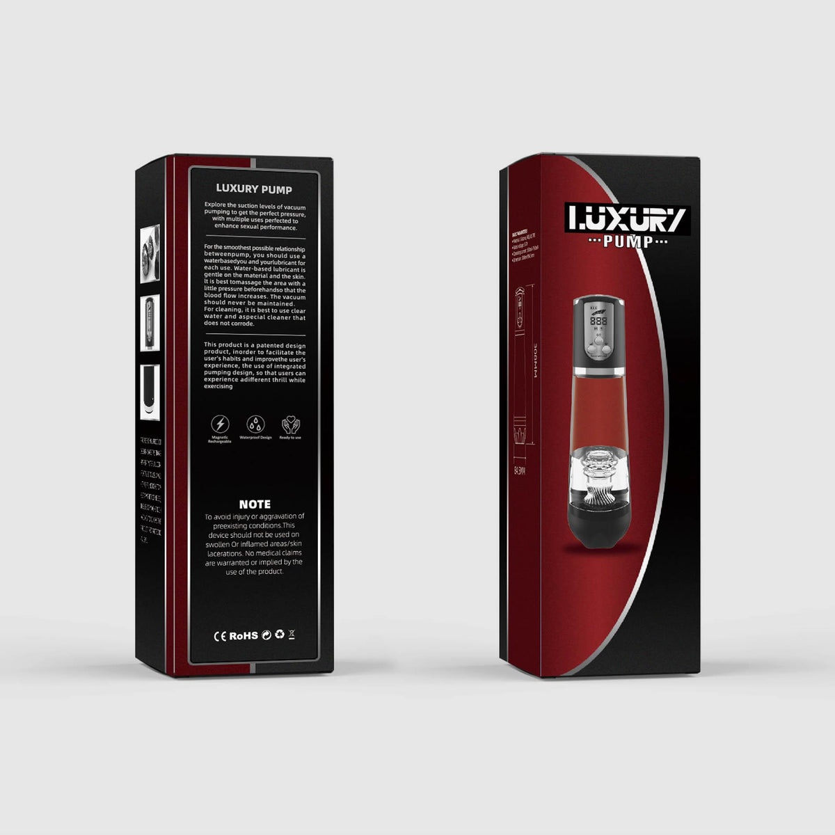 7-Wodoodporna automatyczna pompka masturbacyjna ładowalna B Series Power-7
