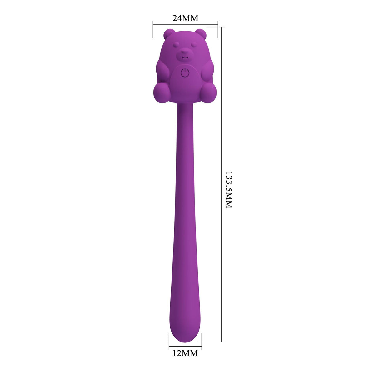 6-Stymulator łechtaczki Pretty Love Cute Bear silikonowy 7 wibracji USB-6