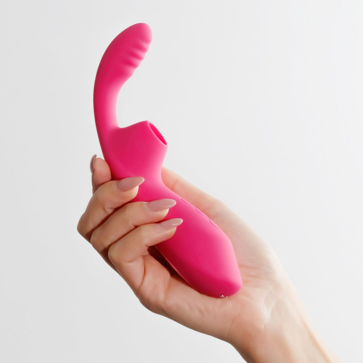 7-Wibrator punktu G ssący Crushious Cyrano silikonowy USB 18cm-7