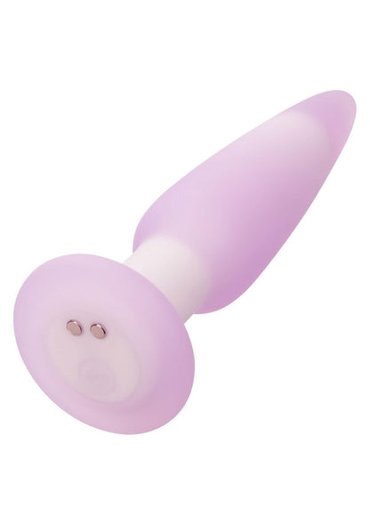 8-Plug analny wibrujący Calexotics Lavender Haze fioletowy silikonowy-8