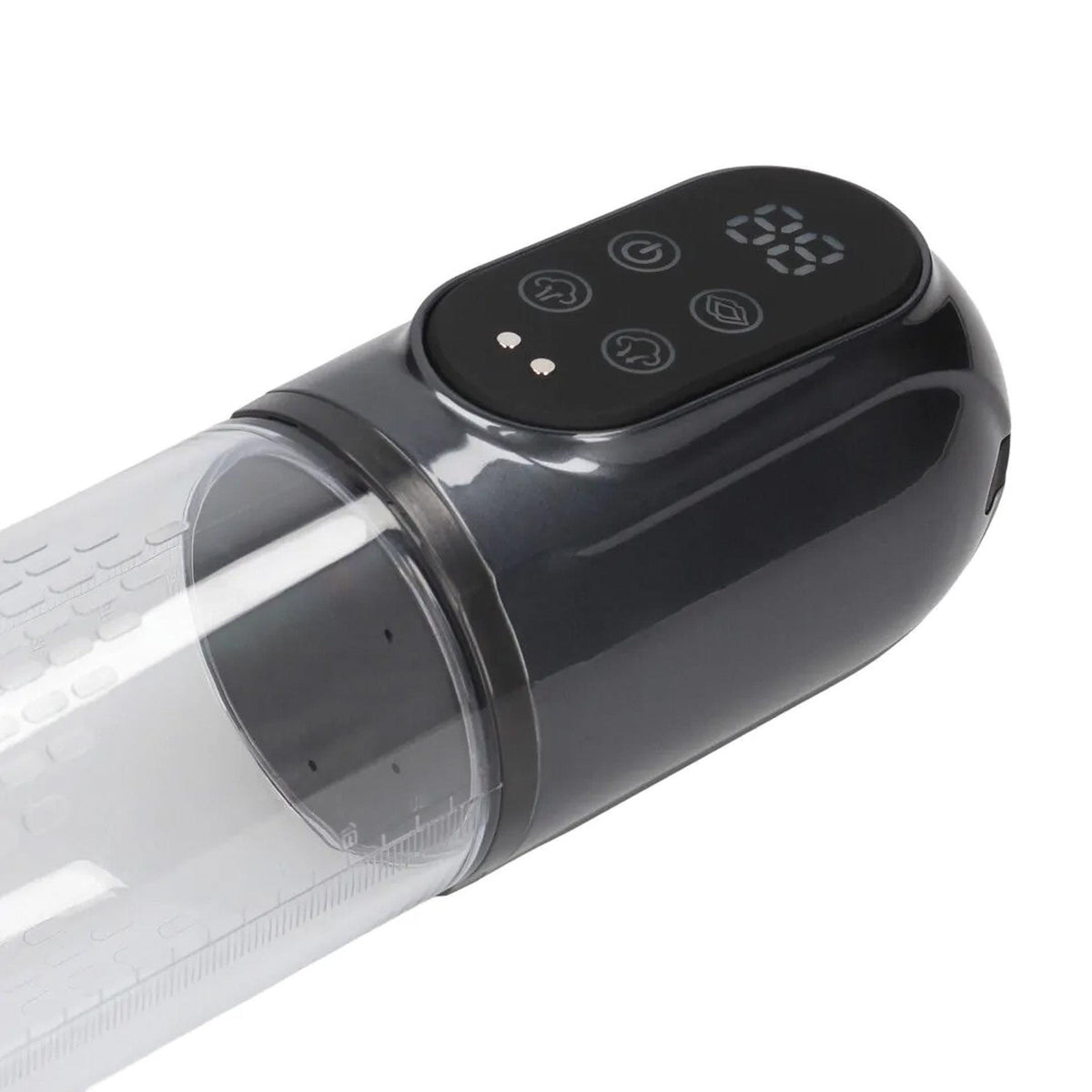 7-Automatyczna Wodoodporna Pompka Penisa i Masturbator Gun Metal-7