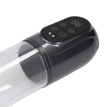 7-Automatyczna Wodoodporna Pompka Penisa i Masturbator Gun Metal-7