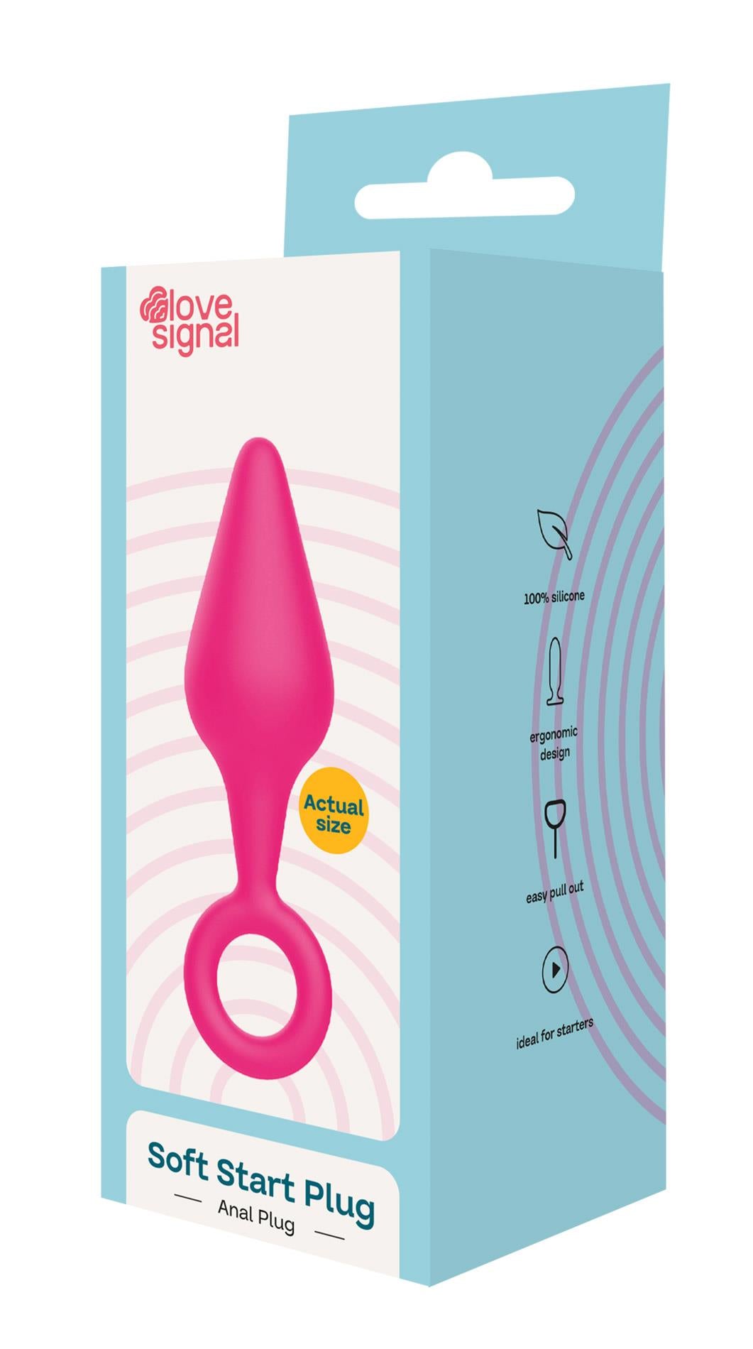 7-Korek analny Soft Start silikonowy Dream Toys 9 cm-7