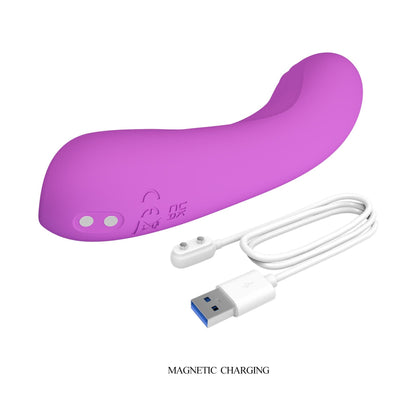 7-Wibrator punktu G Pretty Love DJ Dick silikonowy 10 wibracji USB-7