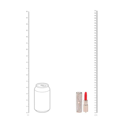 8-Mini wibrator szminkowy Loveline Candy różowy USB-8
