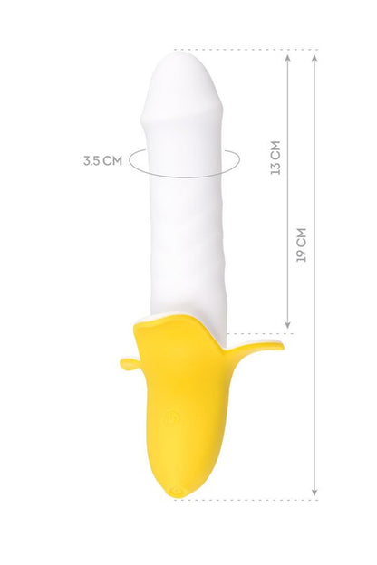 9-Wibrator punktu G silikonowy JOS B-nana 19 cm-9