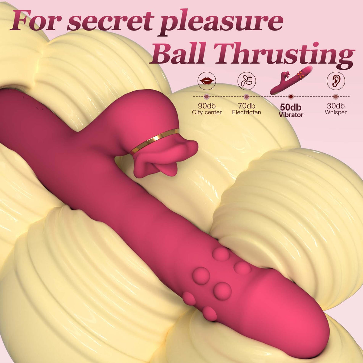 8-Silicone Vibrator - 7 rotating functions and 7 licking functions-8