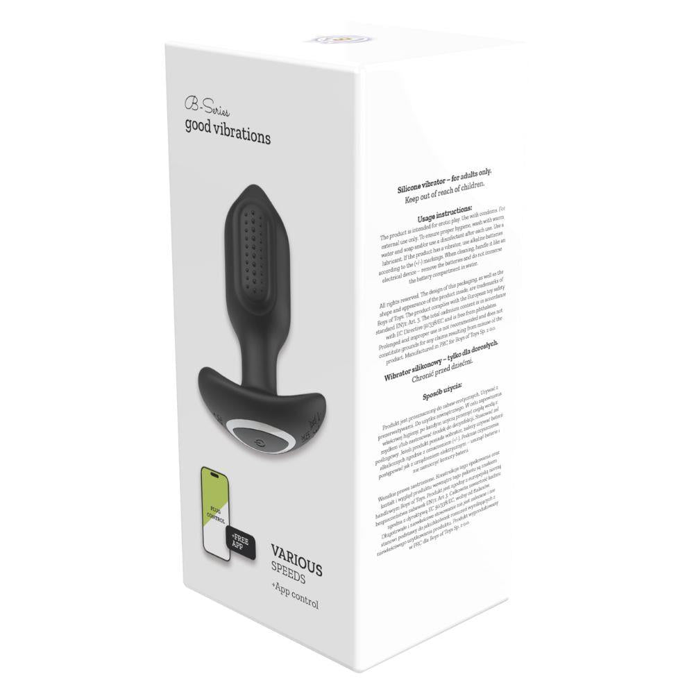 7-Wibrujący korek analny Bliss APP silikonowy USB-7