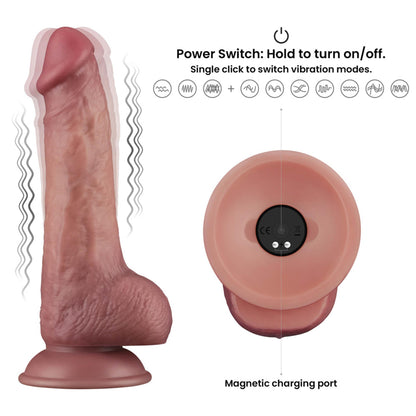 7-8.5'' Vibrating Dual Density Power Cock-7