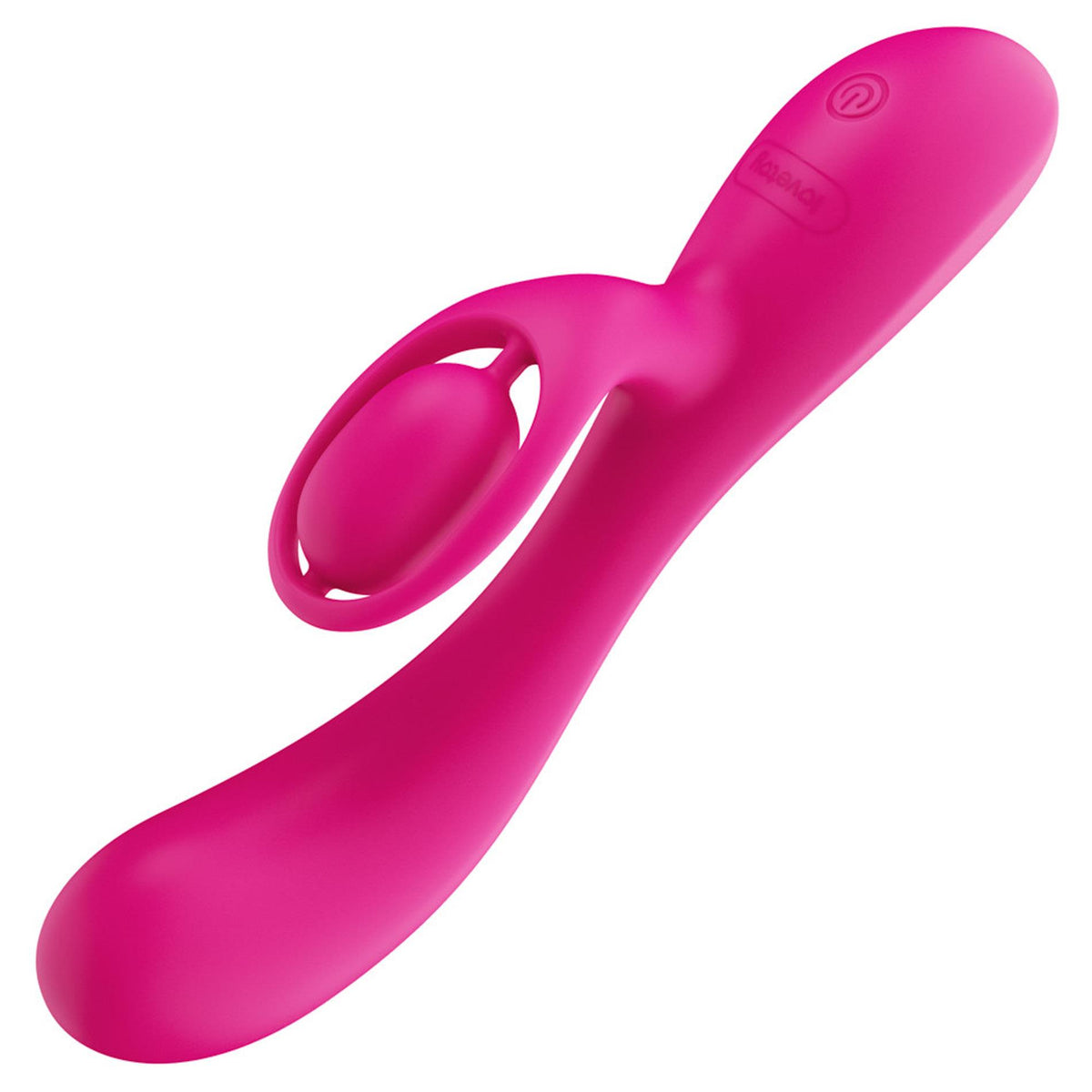 7-Wibrator króliczek silikonowy Lovetoy LAllure Swirl USB 20 cm-7