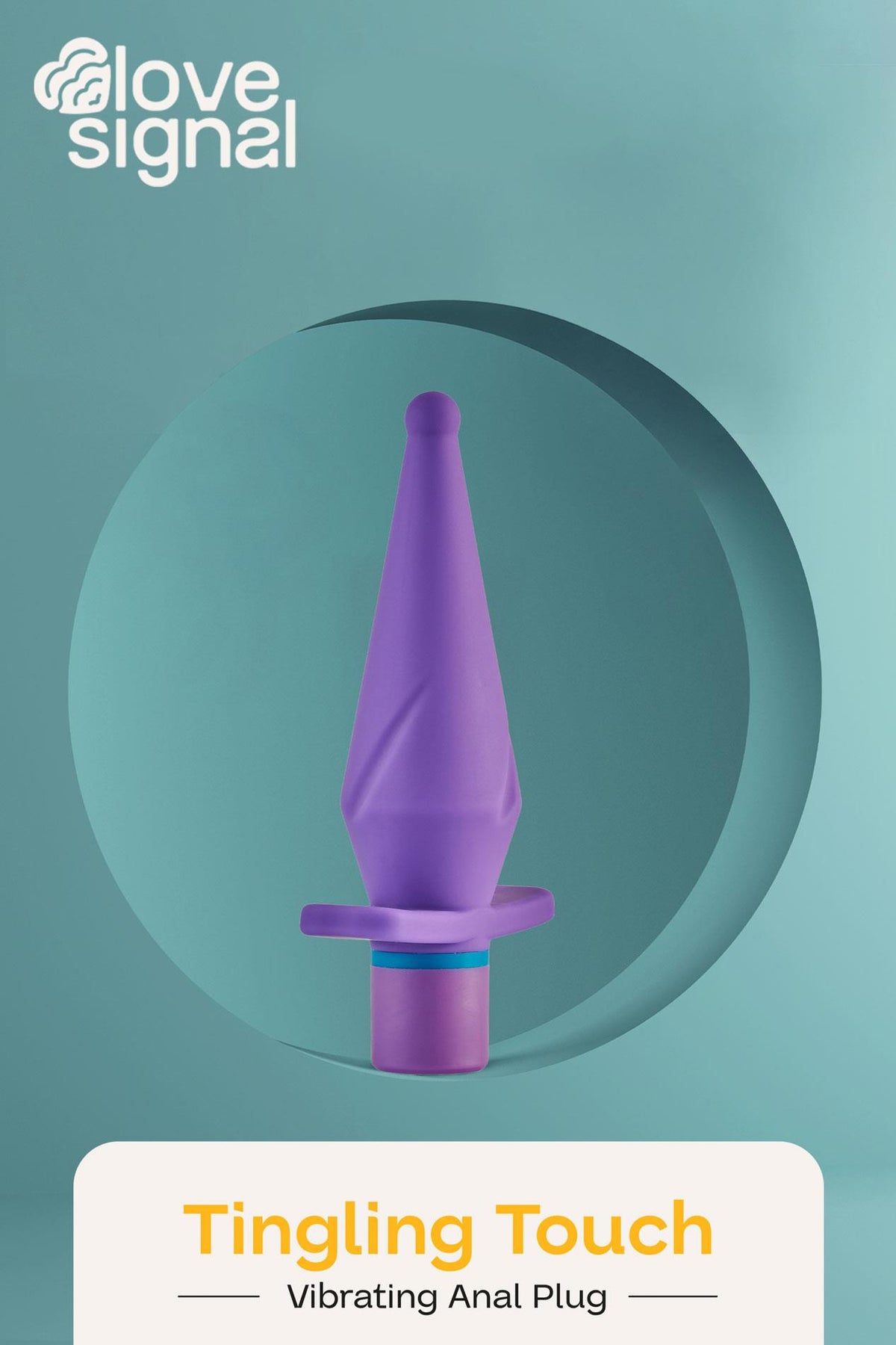 8-Korek analny wibrujący Tingling Touch Dream Toys silikonowy 13 cm USB-8