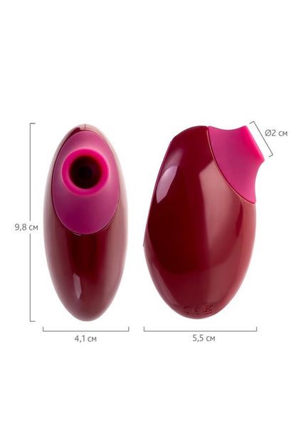 11-Stymulator próżniowy Myrty bordowy USB 9,8 cm-11