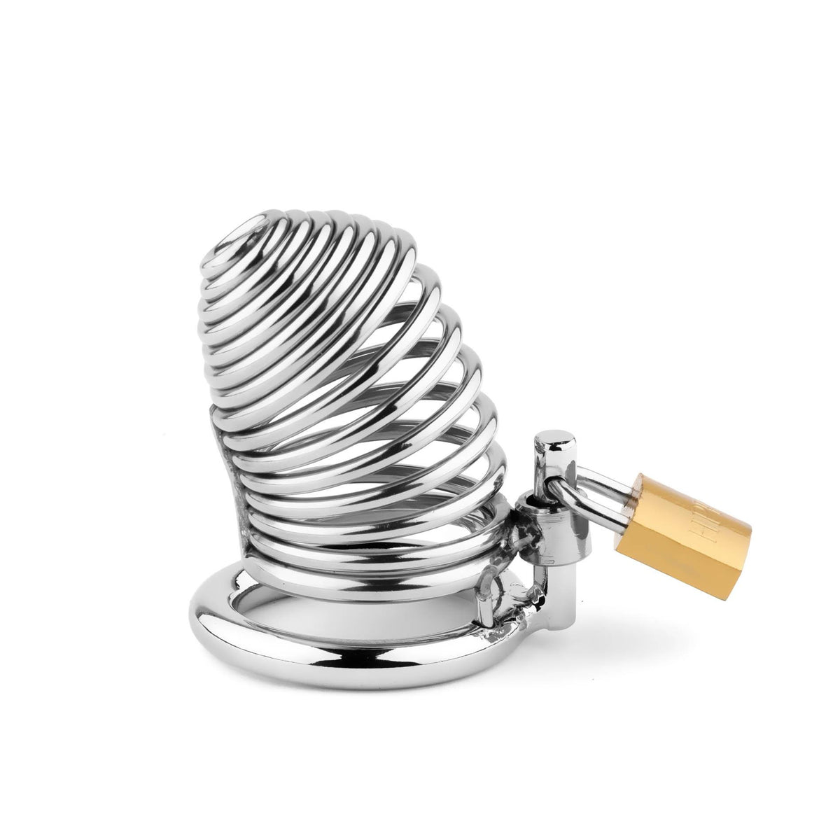 9-Stalowa spiralna klatka na penisa B Series HeavyFun 7,7 cm-9