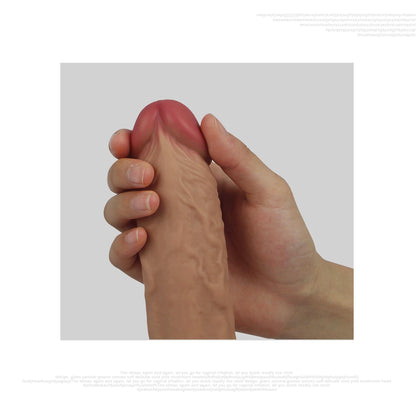 9-8'' Dual layered Platinum Silicone Cock-9